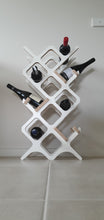 Load image into Gallery viewer, Sculptural 12 Bottle Wine Rack