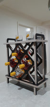 Load image into Gallery viewer, Stackable 4 Bottle Wine Rack