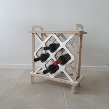 Load image into Gallery viewer, Stackable 4 Bottle Wine Rack