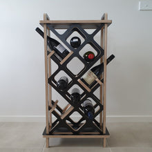 Load image into Gallery viewer, Stackable 10 Bottle Wine Rack