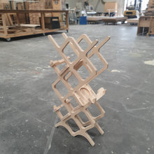 Load image into Gallery viewer, Sculptural 12 Bottle Wine Rack