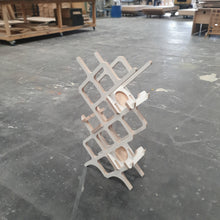Load image into Gallery viewer, Sculptural 12 Bottle Wine Rack