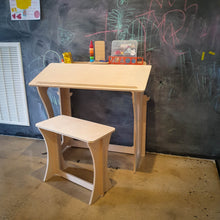 Load image into Gallery viewer, Kids Desk with Stool