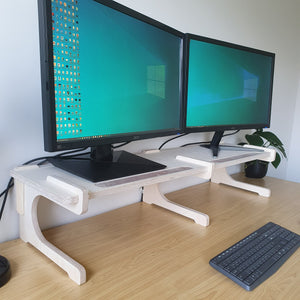 Double Monitor Stand