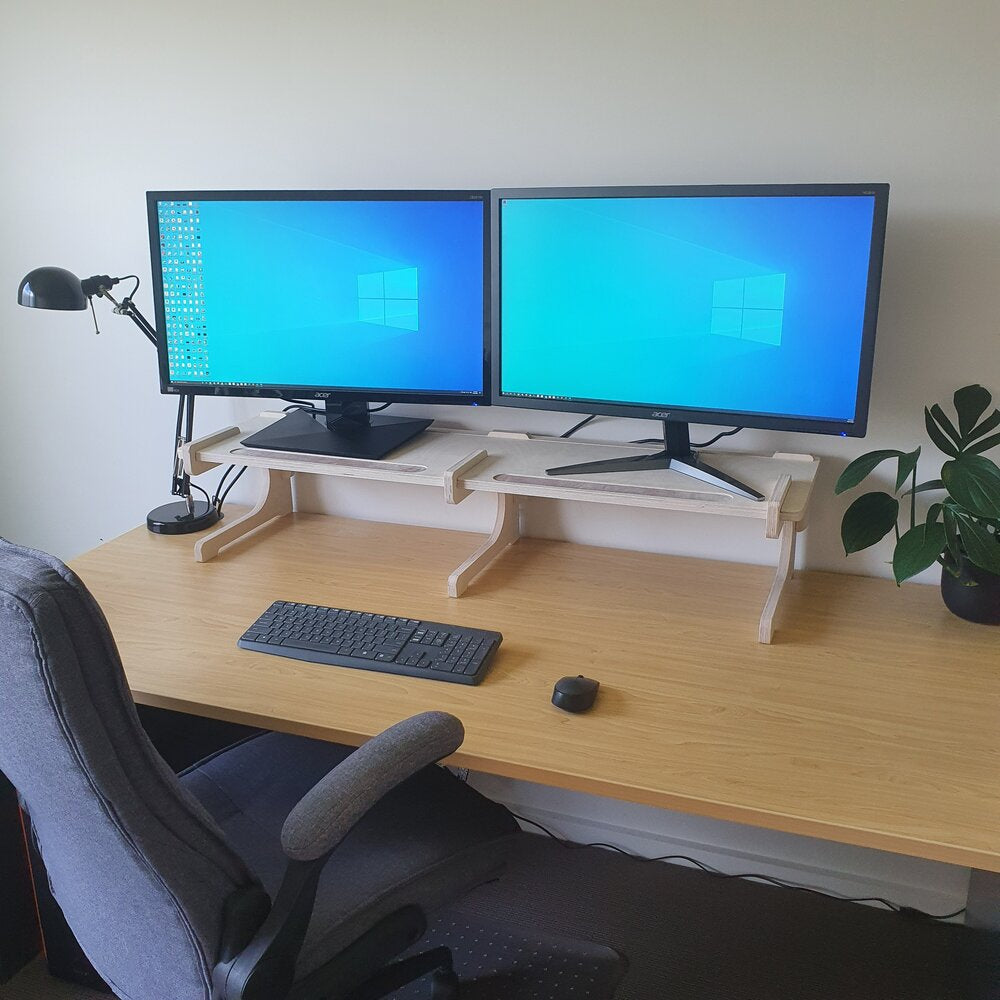 Double Monitor Stand